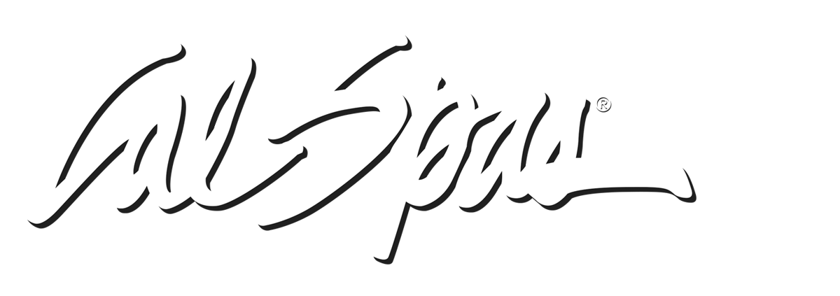 Calspas White logo hot tubs spas for sale Ciudad De La Costa